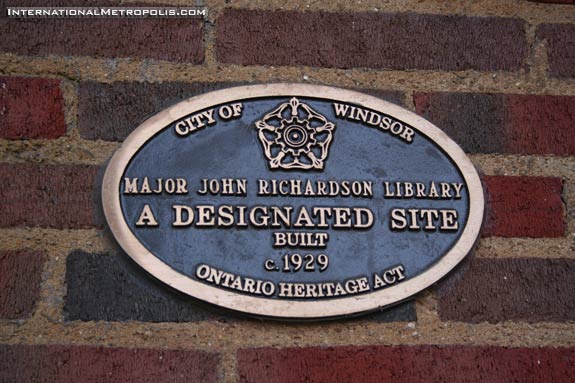 John Richardson Library – International Metropolis